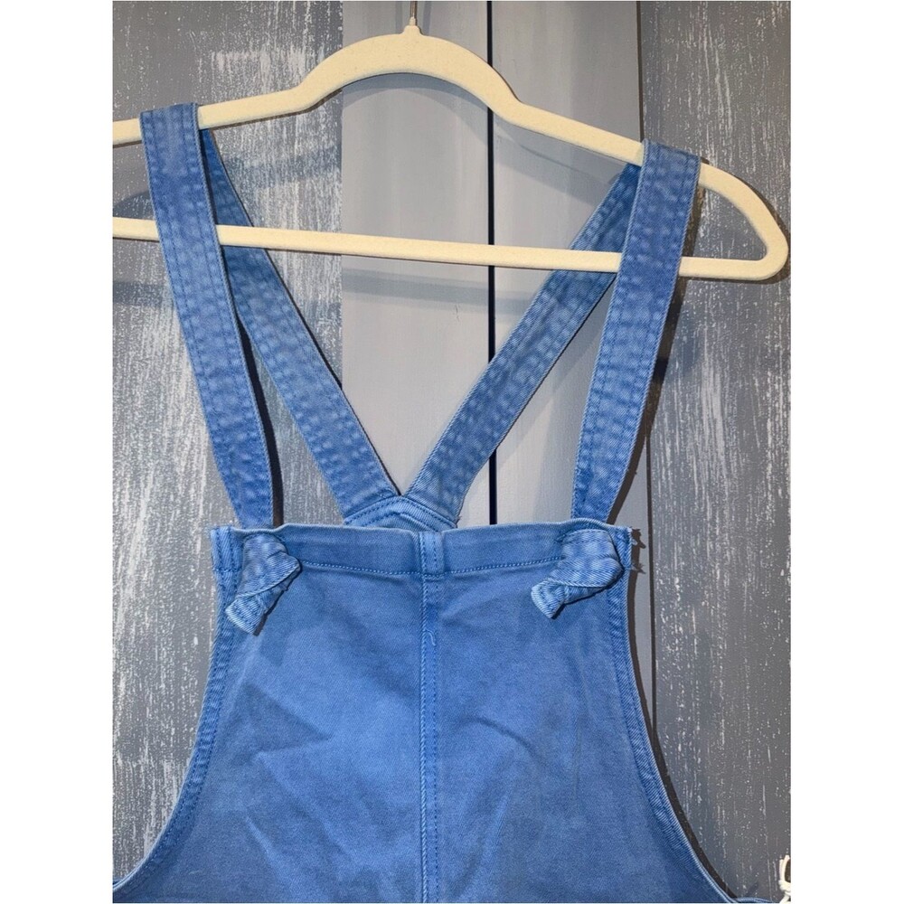 Zenana Blue Romper Overalls Size M NWT Casual Summer - Picture 5 of 8